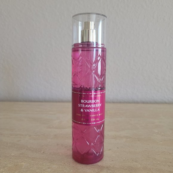 Bath & Body Works Other - Bath & Body Works Bourbon Strawberry & Vanilla Fine Fragrance Mist 8oz NEW